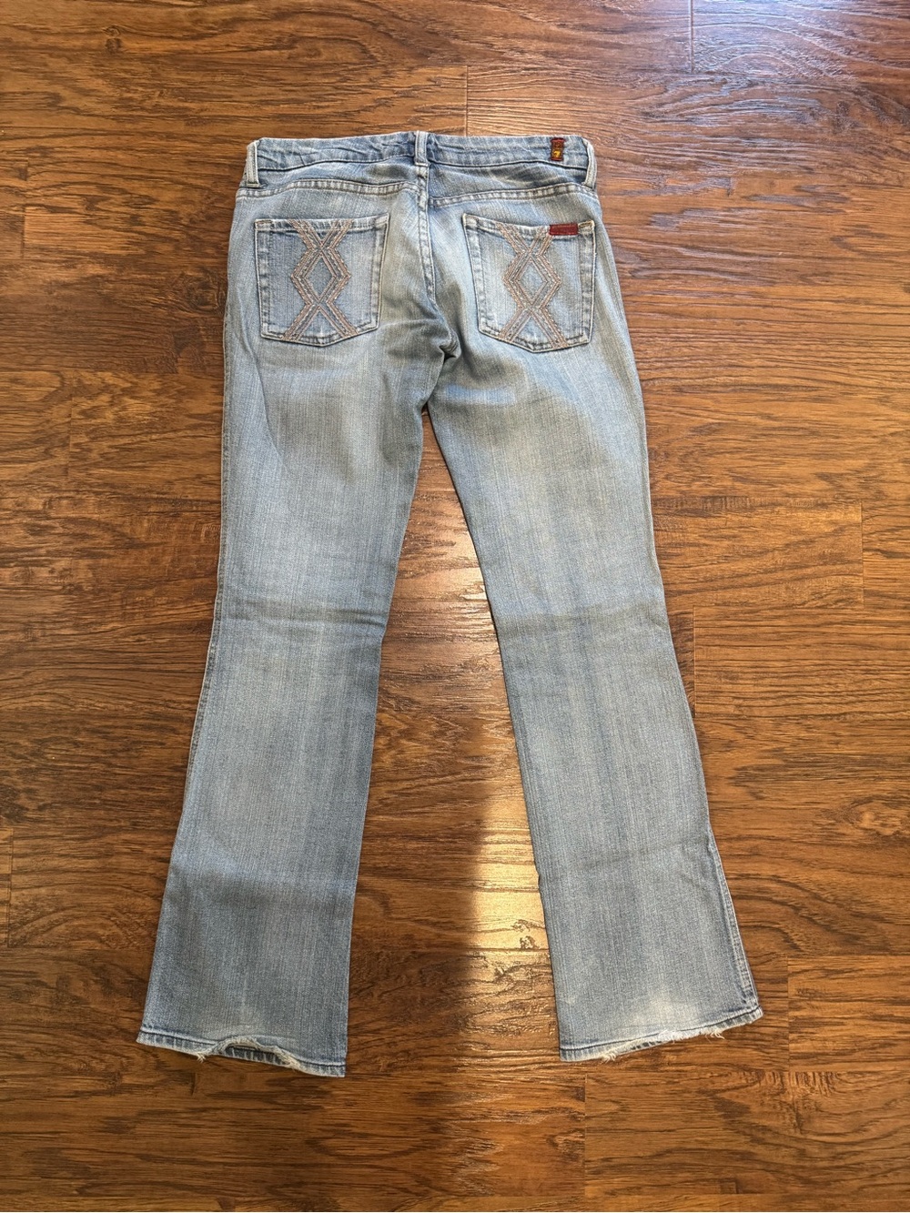 7 For All Mankind Light Blue Flare Jeans
